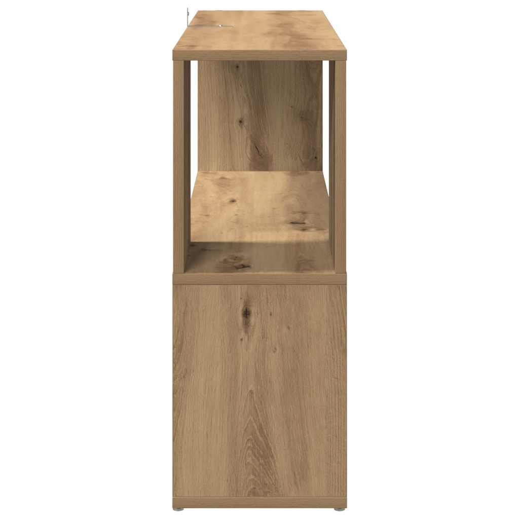 Book Cabinet Artisian Oak 100x24x63 cm Engineered Wood